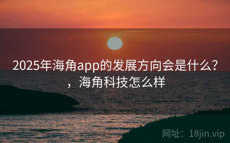 2025年海角app的发展方向会是什么？，海角科技怎么样