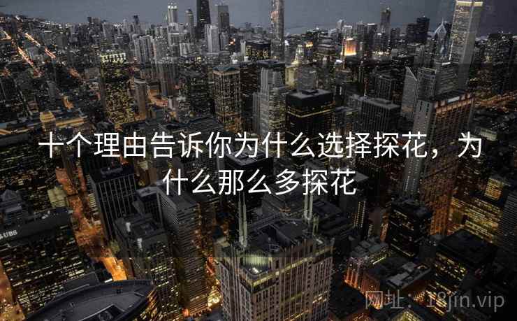 十个理由告诉你为什么选择探花,为什么那么多探花