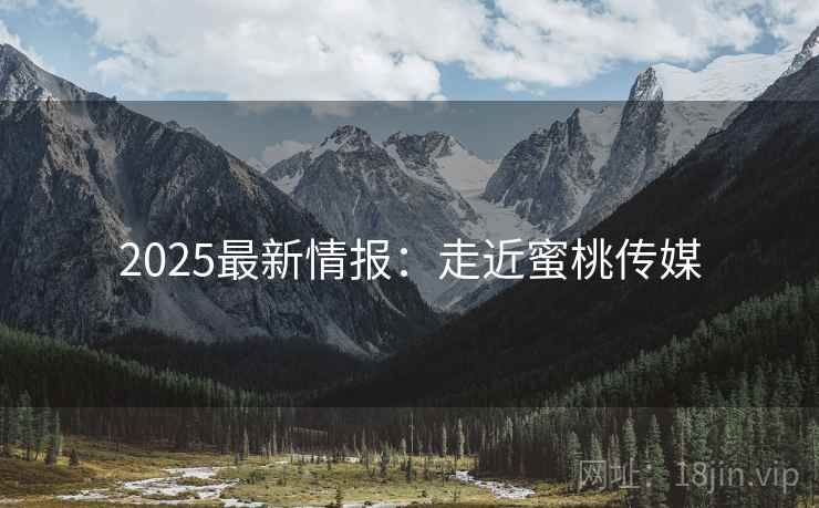 2025最新情报:走近蜜桃传媒